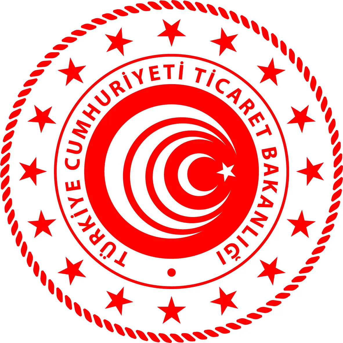 Ministry of Trade of the Republic of Türkiye logo