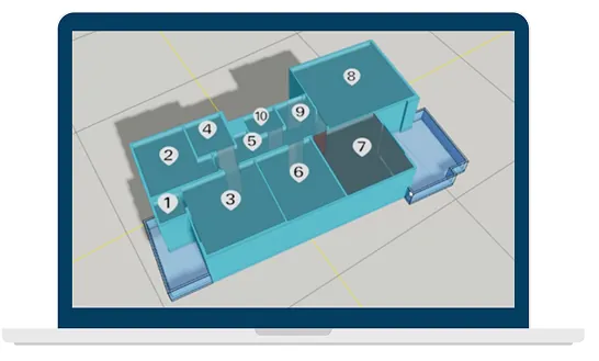 Indoor visualization screen